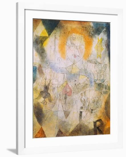 Irma Rossa, the tamer (Irma Rossa, die Bändigerin). 1918, 162-Paul Klee-Framed Giclee Print