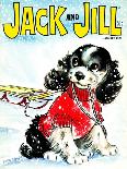 Let's Go Sledding - Jack and Jill, January 1971-Irma Wilde-Framed Giclee Print