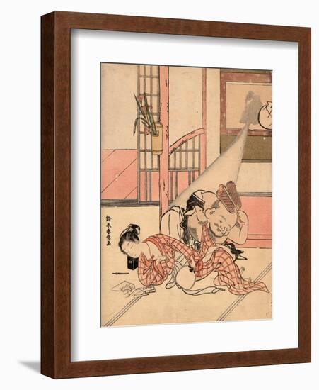 Iro Gonomi No Nuke Daikoku-Suzuki Harunobu-Framed Giclee Print