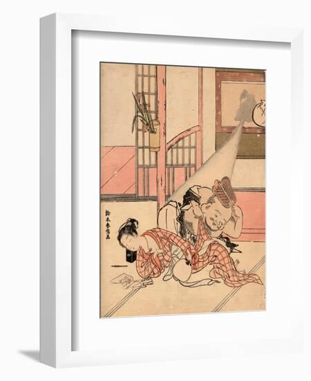 Iro Gonomi No Nuke Daikoku-Suzuki Harunobu-Framed Giclee Print