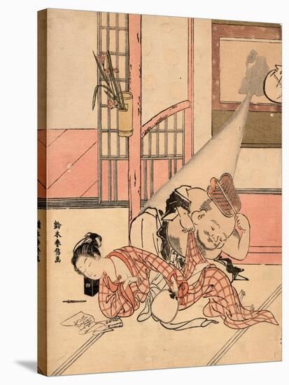 Iro Gonomi No Nuke Daikoku-Suzuki Harunobu-Stretched Canvas