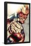Iron Age No.1: Captain Britain Posing-Lee Weeks-Framed Poster