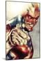 Iron Age No.1: Captain Britain Posing-Lee Weeks-Mounted Poster