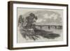 Iron Bridge across the Goomtee-null-Framed Giclee Print