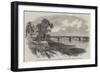 Iron Bridge across the Goomtee-null-Framed Giclee Print