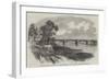 Iron Bridge across the Goomtee-null-Framed Giclee Print