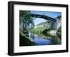 Iron Bridge Across the River Severn, Ironbridge, UNESCO World Heritage Site, Shropshire, England-David Hunter-Framed Photographic Print