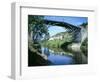 Iron Bridge Across the River Severn, Ironbridge, UNESCO World Heritage Site, Shropshire, England-David Hunter-Framed Photographic Print