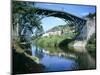 Iron Bridge Across the River Severn, Ironbridge, UNESCO World Heritage Site, Shropshire, England-David Hunter-Mounted Photographic Print