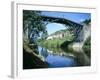 Iron Bridge Across the River Severn, Ironbridge, UNESCO World Heritage Site, Shropshire, England-David Hunter-Framed Photographic Print