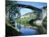 Iron Bridge Across the River Severn, Ironbridge, UNESCO World Heritage Site, Shropshire, England-David Hunter-Mounted Photographic Print
