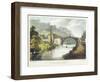 Iron Bridge across the Severn at Ironbridge, Coalbrookdale, England, Built 1779-Samuel Ireland-Framed Giclee Print