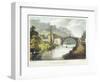 Iron Bridge across the Severn at Ironbridge, Coalbrookdale, England, Built 1779-Samuel Ireland-Framed Giclee Print