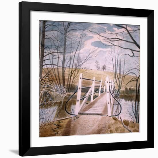 Iron Bridge at Ewenbridge, 1942-Eric Ravilious-Framed Giclee Print