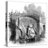 Iron Bridge at Sunderland, 1886-null-Stretched Canvas