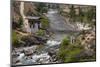 Iron Bridge in a Valley Near Paro, Bhutan-Michael Runkel-Mounted Photographic Print