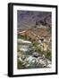 Iron Bridge in a Valley Near Paro, Bhutan-Michael Runkel-Framed Photographic Print