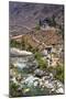 Iron Bridge in a Valley Near Paro, Bhutan-Michael Runkel-Mounted Photographic Print