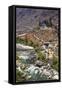 Iron Bridge in a Valley Near Paro, Bhutan-Michael Runkel-Framed Stretched Canvas