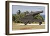 Iron cannon sitting on the outskirts of Castillo de la Real Fuerza on the western edge of Havana-Mallorie Ostrowitz-Framed Photographic Print