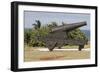 Iron cannon sitting on the outskirts of Castillo de la Real Fuerza on the western edge of Havana-Mallorie Ostrowitz-Framed Photographic Print