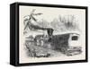 Iron Car Battery on the Philadelphia Railway 1861-null-Framed Stretched Canvas