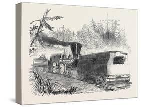 Iron Car Battery on the Philadelphia Railway 1861-null-Stretched Canvas