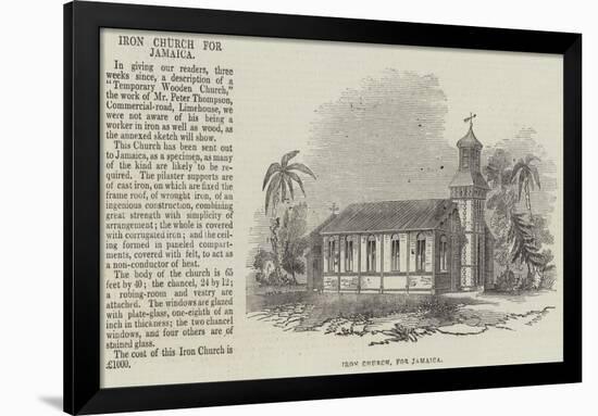 Iron Church for Jamaica-null-Framed Giclee Print