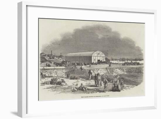 Iron Coaling Station for Steamers, at Cape Town-null-Framed Giclee Print