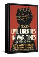 Iron Fist, Civil Liberties Poster-null-Framed Stretched Canvas