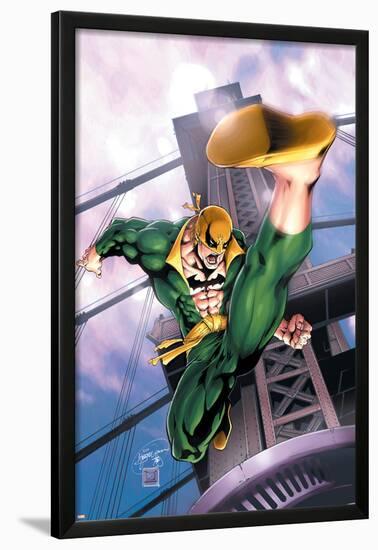 Iron Fist No.2 Cover: Iron Fist-Kevin Lau-Lamina Framed Poster