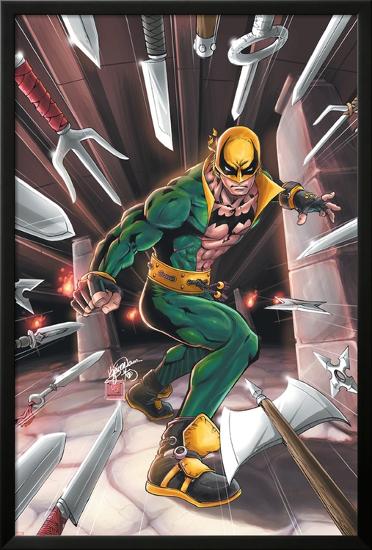 Iron Fist No.N3 Cover: Iron Fist-Kevin Lau-Lamina Framed Poster