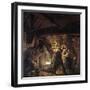 Iron Forge-Joseph Wright of Derby-Framed Giclee Print