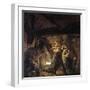 Iron Forge-Joseph Wright of Derby-Framed Giclee Print