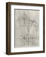 Iron Gate Design II-Ethan Harper-Framed Art Print