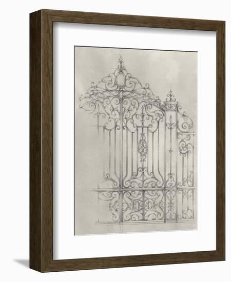 Iron Gate Design II-Ethan Harper-Framed Art Print