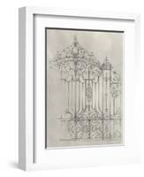 Iron Gate Design II-Ethan Harper-Framed Art Print