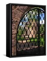 Iron Gate to Cesis Castle, Latvia-Janis Miglavs-Framed Stretched Canvas