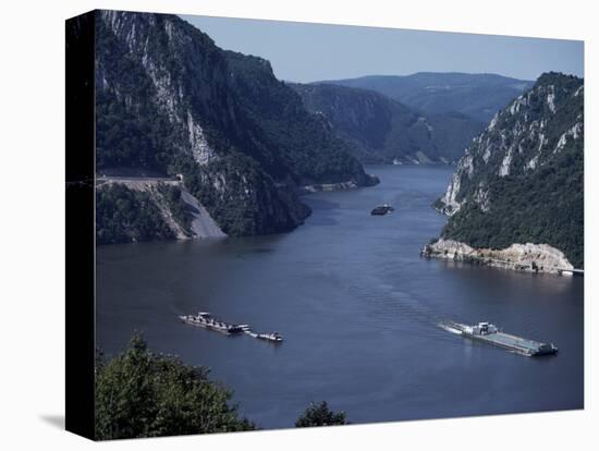 Iron Gates Area of the River Danube (Dunav), Serbia-Adam Woolfitt-Stretched Canvas