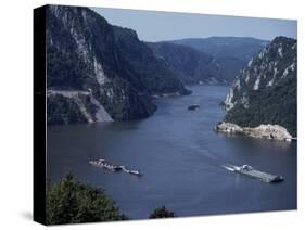 Iron Gates Area of the River Danube (Dunav), Serbia-Adam Woolfitt-Stretched Canvas