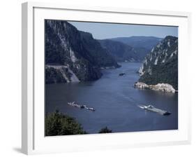 Iron Gates Area of the River Danube (Dunav), Serbia-Adam Woolfitt-Framed Photographic Print