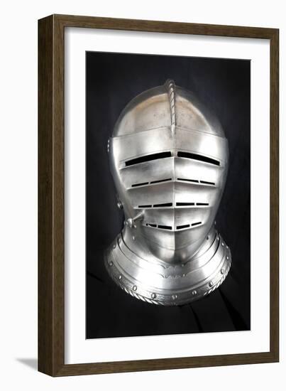 Iron Helmet-vis-Framed Photographic Print