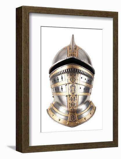 Iron Helmet-vis-Framed Photographic Print