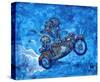 Iron Horse Bandits-David Lozeau-Stretched Canvas