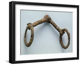 Iron Horse Bit, Ukraine, Cuman Civilization, 10th-13th Century-null-Framed Giclee Print