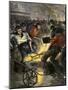 Iron Industry Workers Manufacturing Steel in England, c.1800-null-Mounted Giclee Print