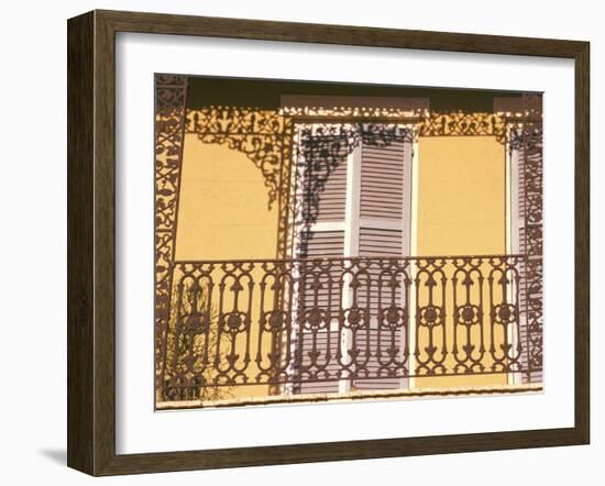 Iron Lace Balcony, New Orleans, Louisiana, USA-Ken Gillham-Framed Photographic Print