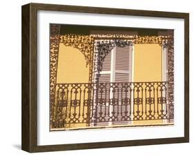 Iron Lace Balcony, New Orleans, Louisiana, USA-Ken Gillham-Framed Photographic Print