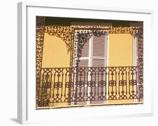 Iron Lace Balcony, New Orleans, Louisiana, USA-Ken Gillham-Framed Photographic Print