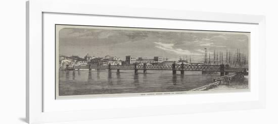 Iron Lattice Girder Bridge at Pernambuco-null-Framed Giclee Print